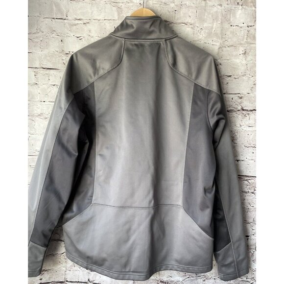 Eddie Bauer Mens Jacket L Grey Trail Soft Shell Full Zip Hiking Gorpcore Fall - Picture 4 of 4